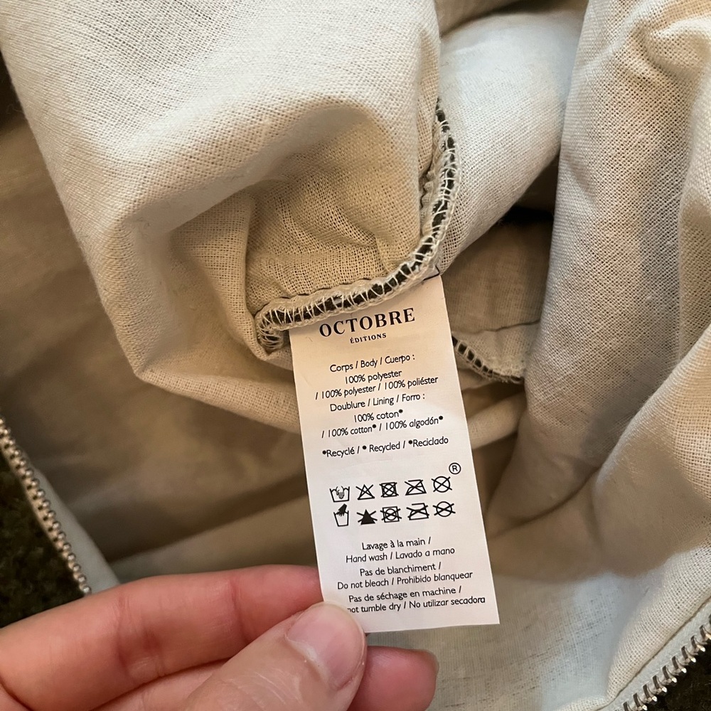 NWOT Men's Fleece Olive Green Bowling Bag - Picture 6 of 8